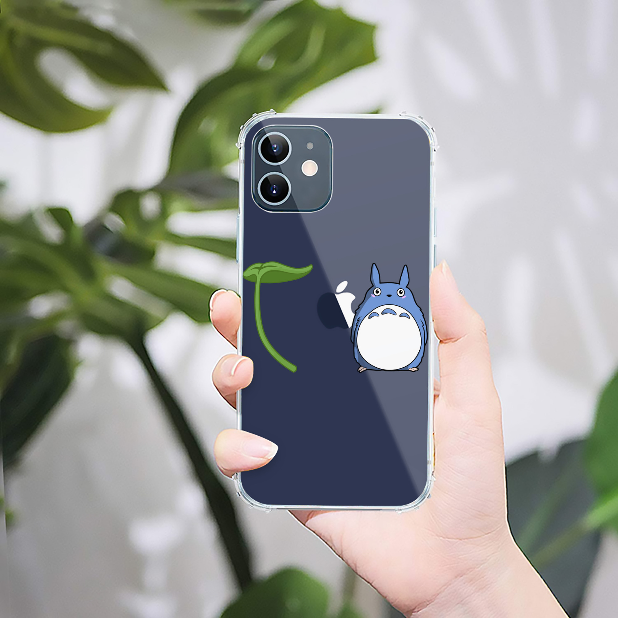 （画像用） となりのトトロ 草壁メイ 草壁サツキ My Neighbor Totoro Satsuki Kusakabe Mei Kusakabe 【iPhone 12シリーズ対応】透明スマホケース（クリアソフトケース）